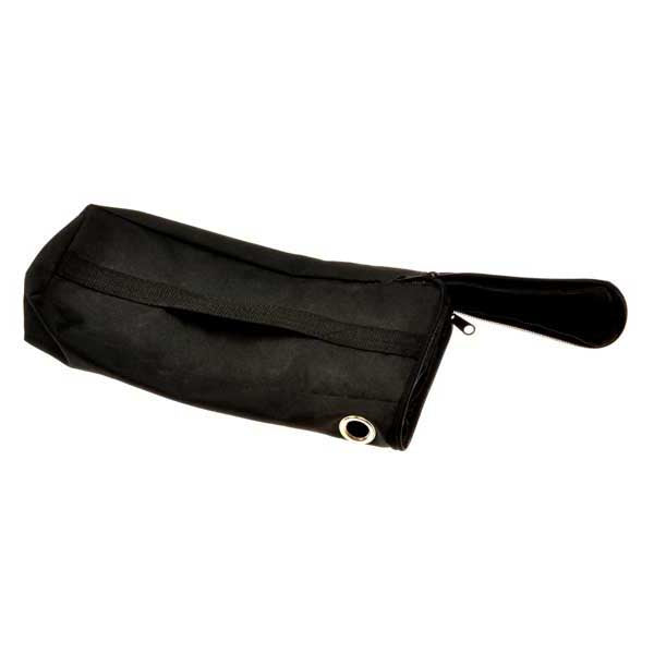 Battery Bag for 36 Volt 10 Amp Currie Scooters, featuring a black fabric design with a handle, strap, and zipper, specifically crafted to securely hold the battery pack.