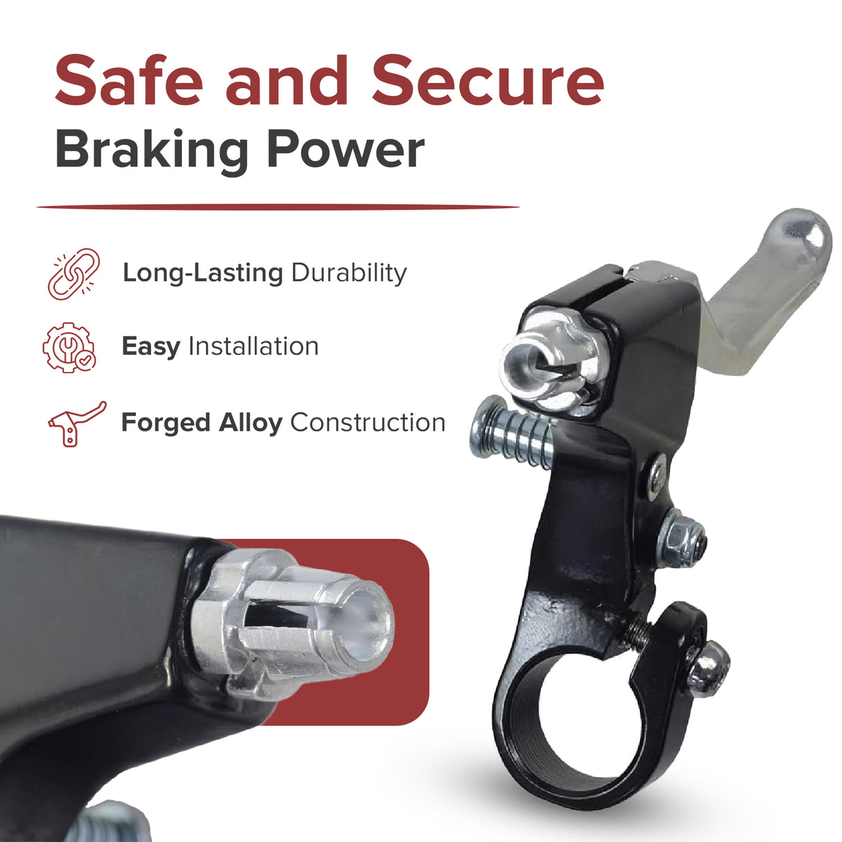Locking Brake Levers Pair