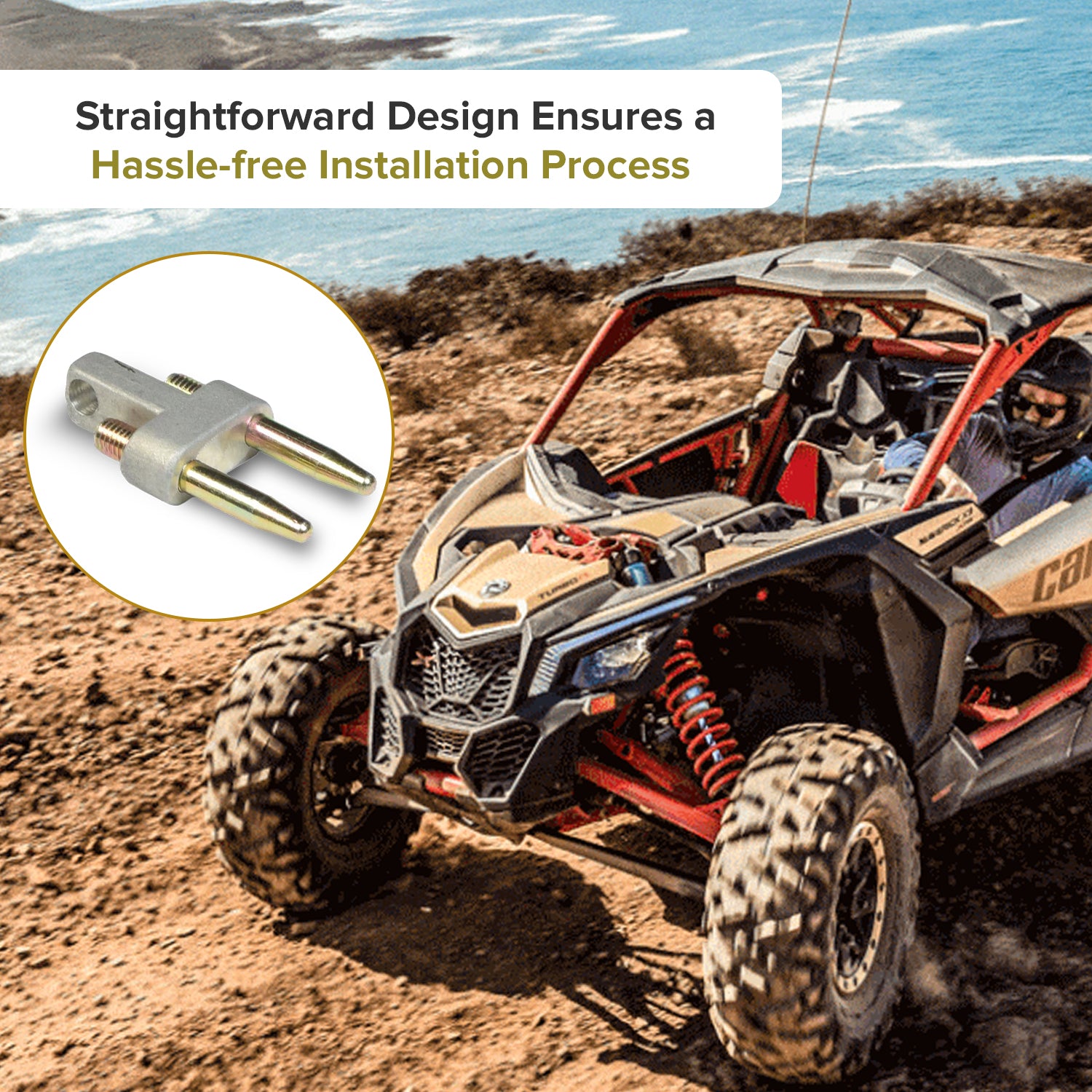 Master Brake Cylinder Plunger/Push Rod for Go-Karts & Dune Buggies