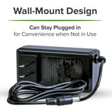 24 Volt 1.5 Amp 2.1 mm ID Coaxial Wall Charger for Dynacraft Disney Princess 24V Carriages