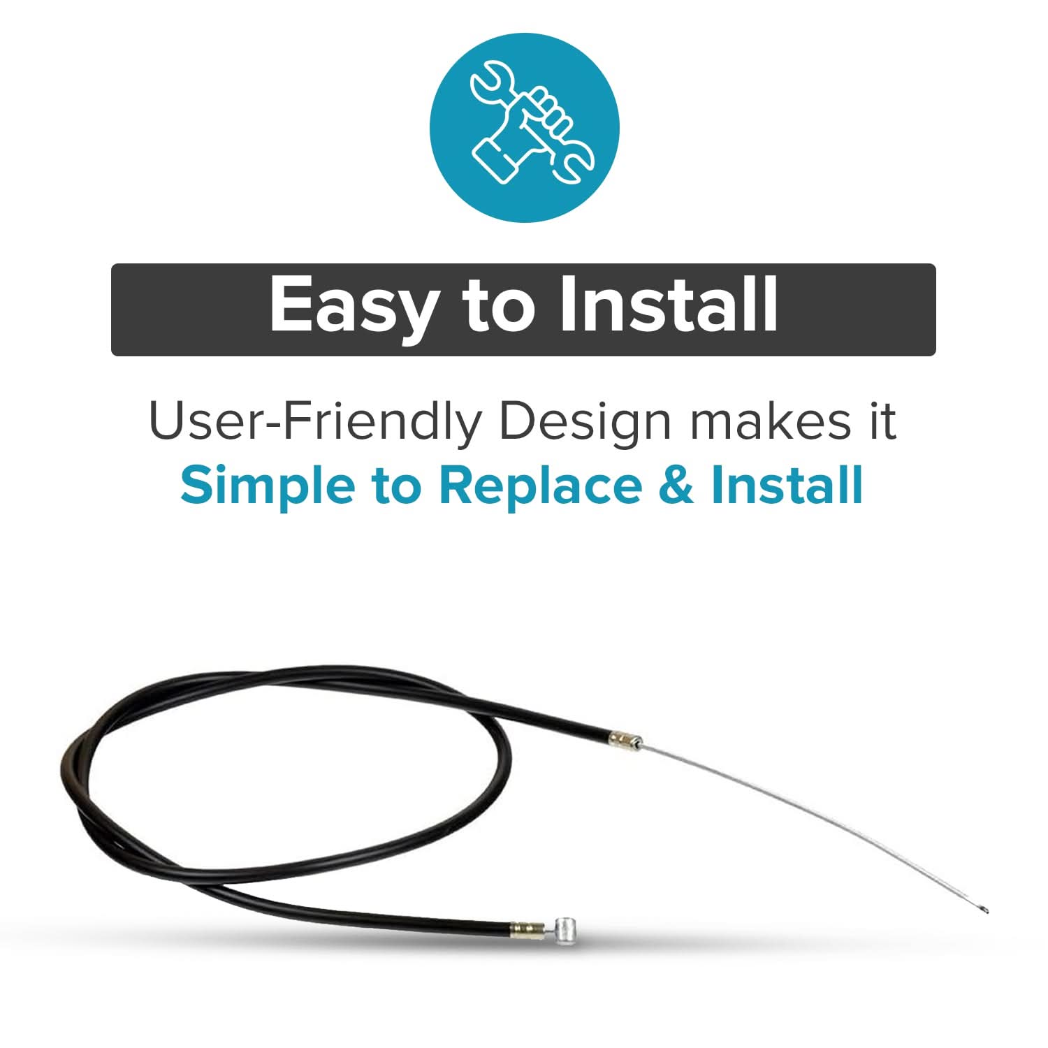 34'' Front Brake Cable for the Razor MX500, MX650, SX500, & Pocket