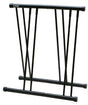 4-Bike Parking Rack featuring a sturdy black metal stand with four legs, suitable for securely parking bicycles or scooters. Ideal for various types of scooters and bikes.