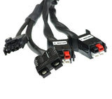 Close-up of a 4 Key 50 Amp VSI Joystick Controller with flying lead connectors, showing the black electrical cable and connector components essential for various compatible scooter models.