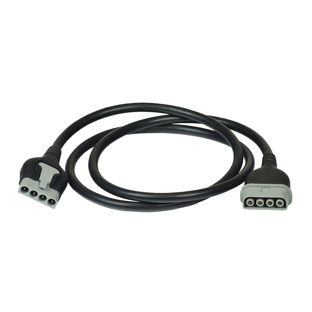 40 Extension Cable for VR2 Joystick Controllers, featuring a black cable with grey connectors, suitable for Merits Gemini (P301) Power Chair and Shoprider Streamer Sport models.