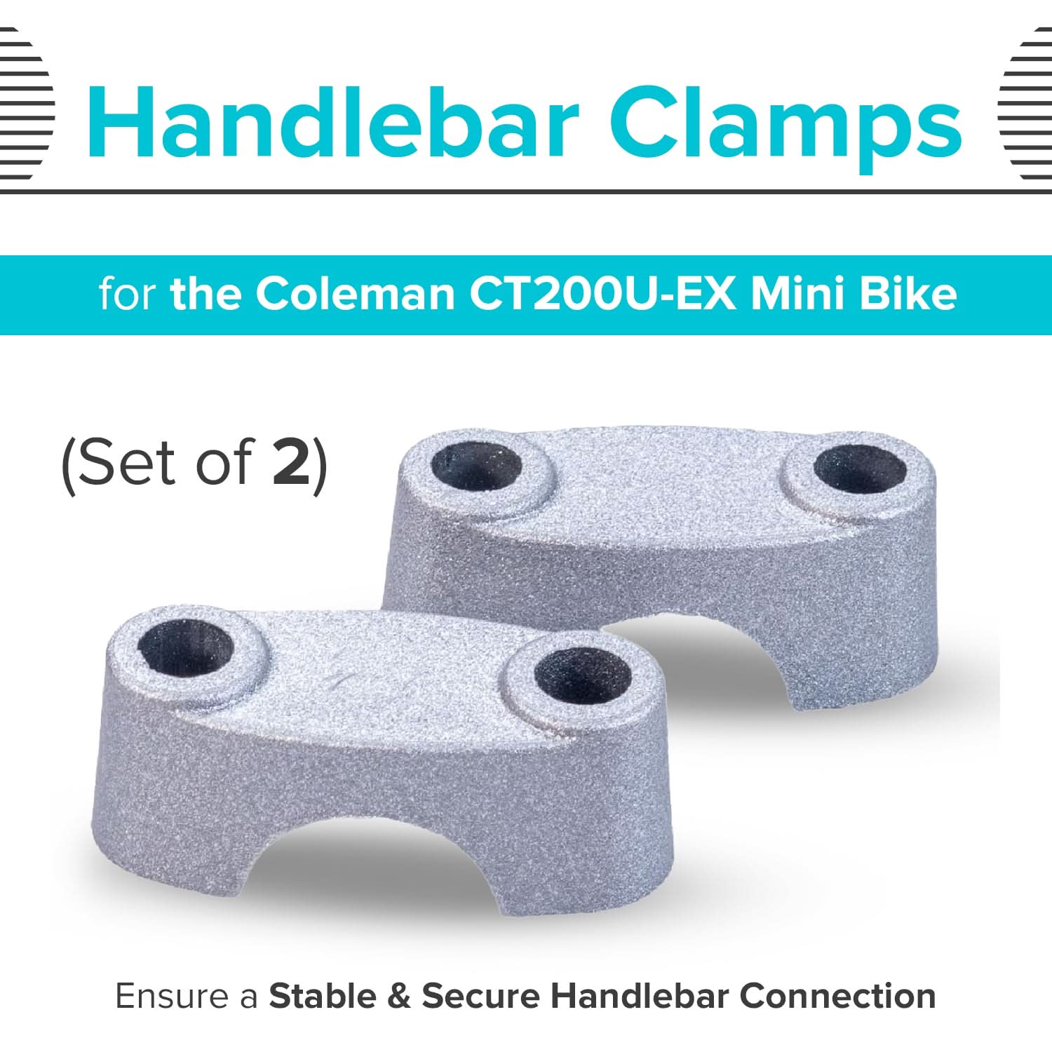 Handlebar Clamp for the Coleman CT200U-EX Mini Bike – Monster Scooter Parts