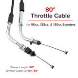 80" Throttle Cable for 50cc, 125cc, & 150cc Scooters