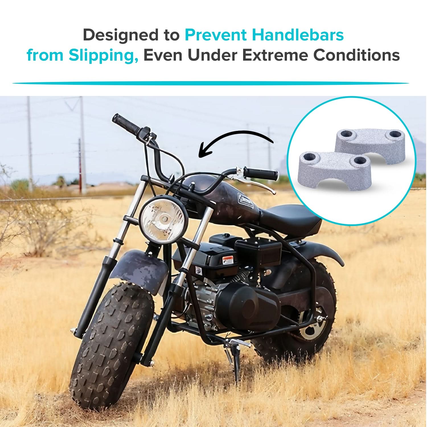 Handlebar Clamp for the Coleman CT200U-EX Mini Bike – Monster
