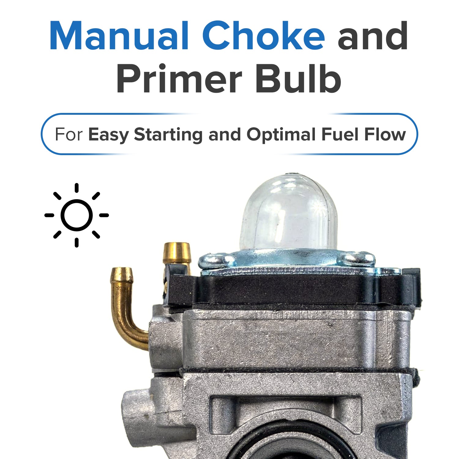 Carburetor for 40cc 4-Stroke ATVs, Dirt Bikes, & Mini Bikes