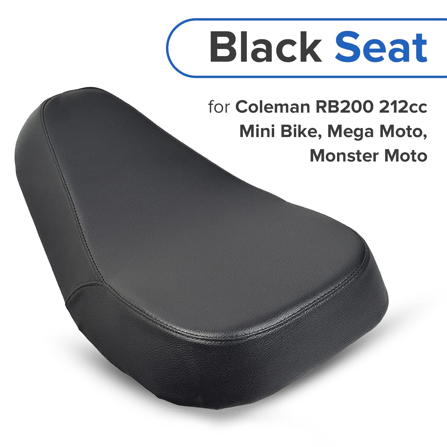 Seat for the Coleman RB200 212cc Mini Bike Monster Scooter Parts