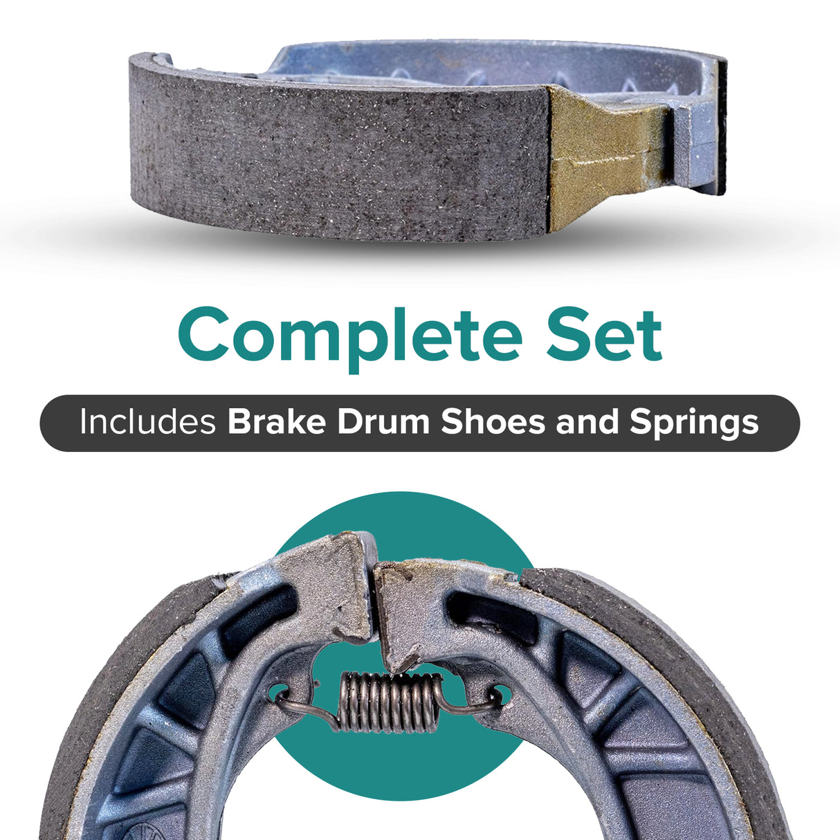 105 mm Brake Drum Shoe Set with Springs for Drive ZooMe R3 (R318CS) & eWheel EW-36 Scooters