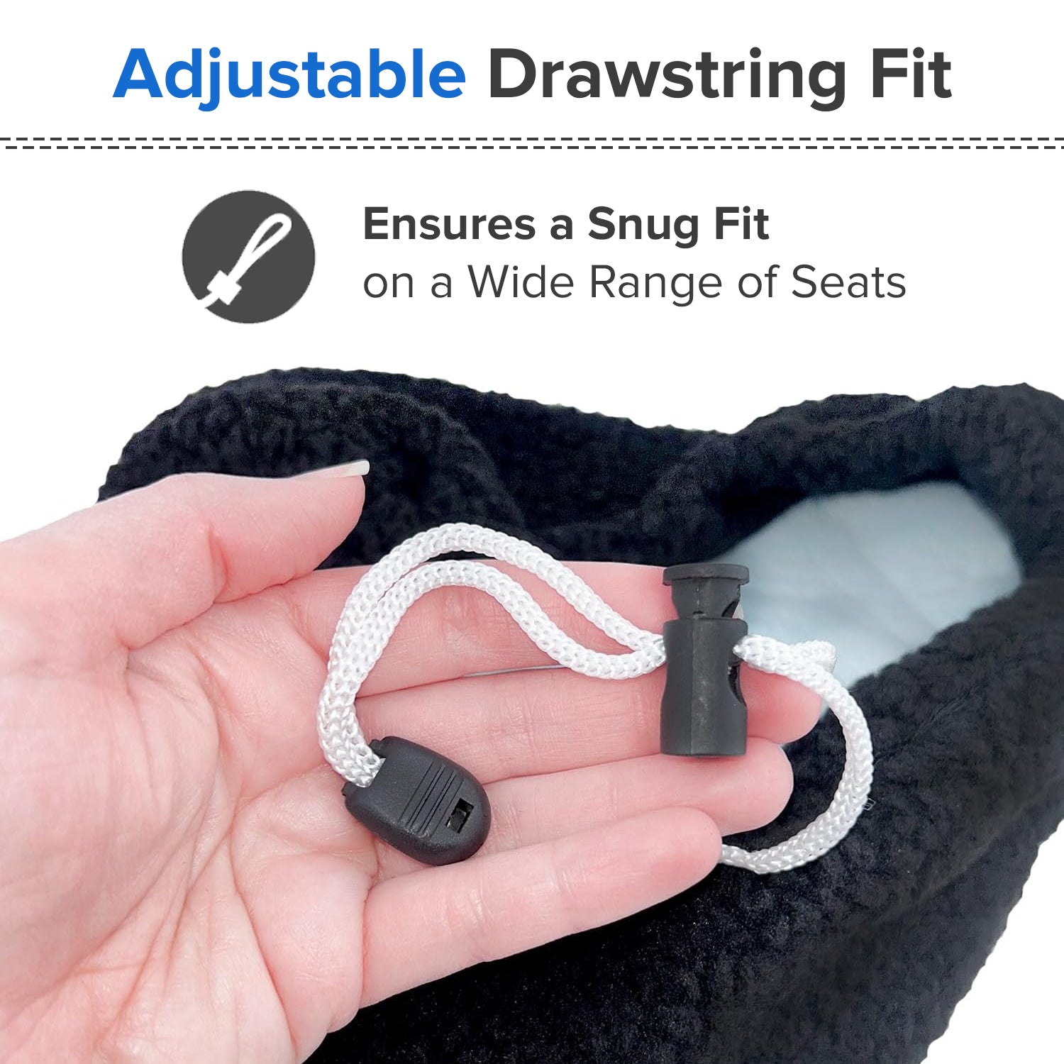 Universal Fleece Seat Cover for Bike & Scooter Seats