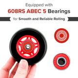 76 mm x 30 mm Caster Wheels for the Razor Crazy Cart (V7+), Crazy Cart DLX (V1+), Crazy Cart Shift (V1+), & Crazy Cart XL (V3+) (Set of 2)
