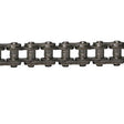 Close-up of a 96 Link #25 Chain for Razor Pocket Rocket, featuring a tightly interconnected metal chain with visible pins, specifically designed to fit PR200 bikes.