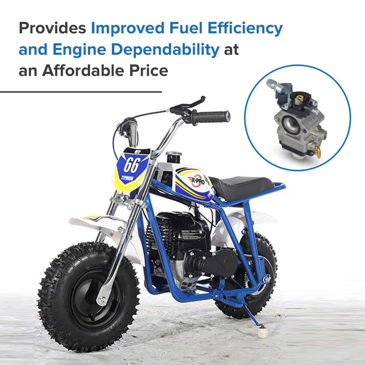 Carburetor for the X-PRO 40cc Mini Bike