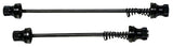 Close-up of the 5 mm Hex Skewer, a black metal rod with a spiral design, ideal for enhancing your bike or scooter.