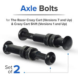 Rear Axle Bolts for the Razor Crazy Cart (Versions 7+) & Crazy Cart Shift (Versions 1+) (Set of 2)