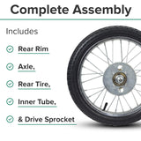 Rear Wheel Assembly for the Razor EcoSmart Metro