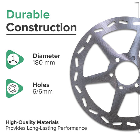 180 mm Rear Brake Disc for the Realtree RT100 Mini Bike