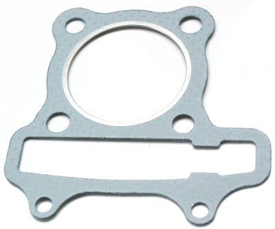 53 mm Cylinder Head Gasket for Scooters & ATVs with 125cc GY6 QMJ152 QMI152 Engines, close-up view highlighting the circular frame and intricate design used in various scooter and ATV models.