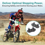 Disc Brake Pads with 40 mm Hole Spacing for 150cc - 250cc Scooters, ATVs, Dirt Bikes, & Go-Karts