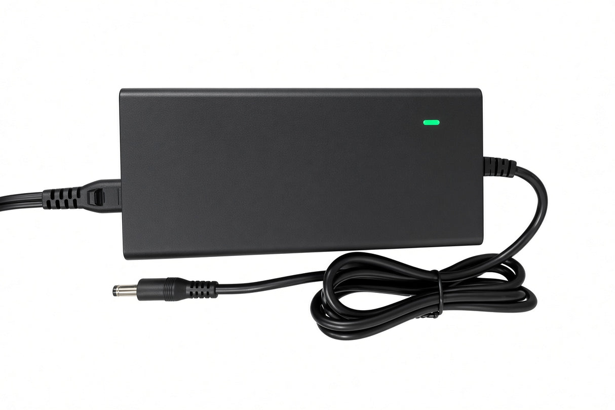 54.6 Volt 2.0 Amp Coaxial Lithium Battery Charger for Caroma P1, P5, & P7 Electric Scooters