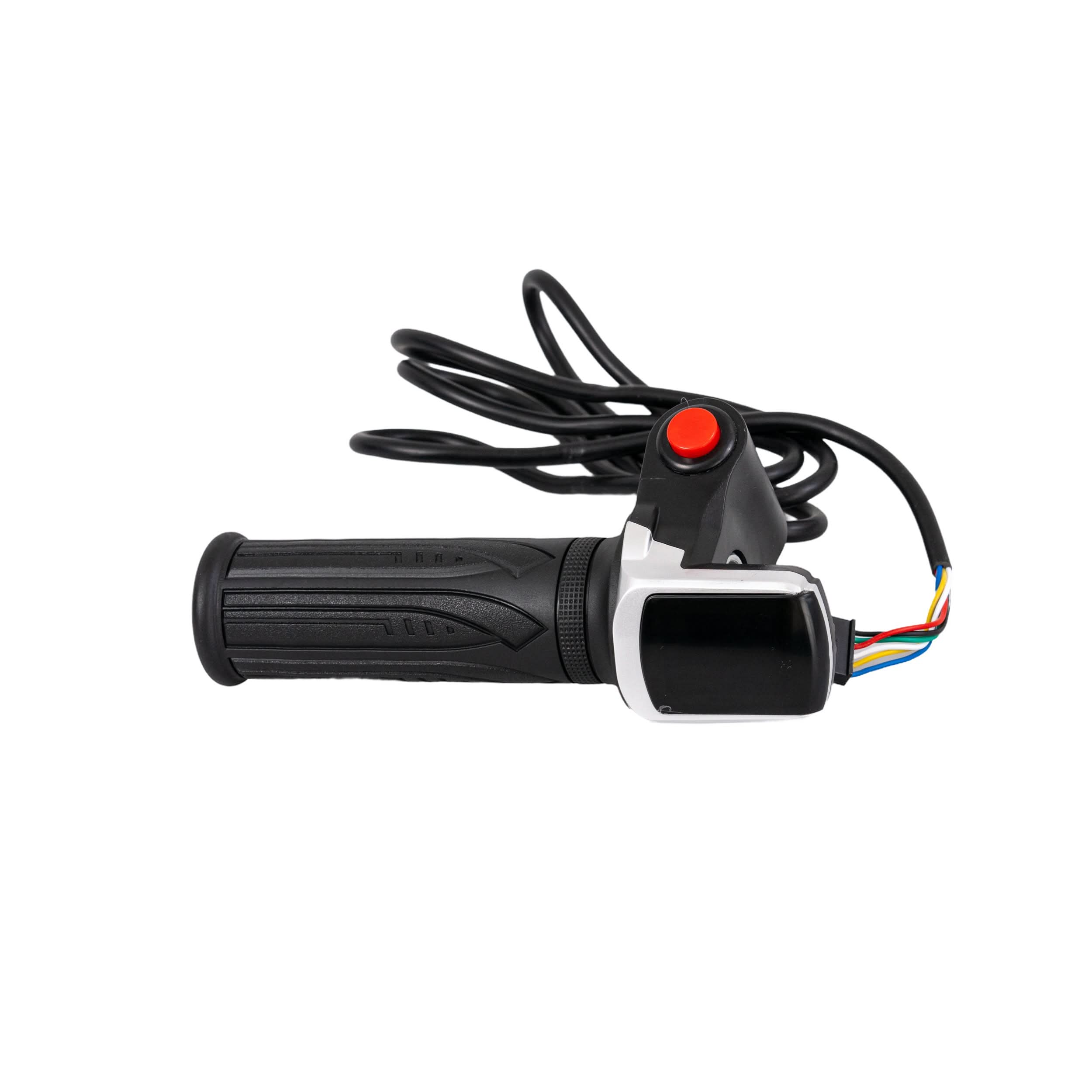 micargi raiatea tandem electric bicycle 500w throttle 6-Wire Hand Throttle & Grip Set for the ANCHEER an-EB5 Plus Folding El – Monster Scooter Parts