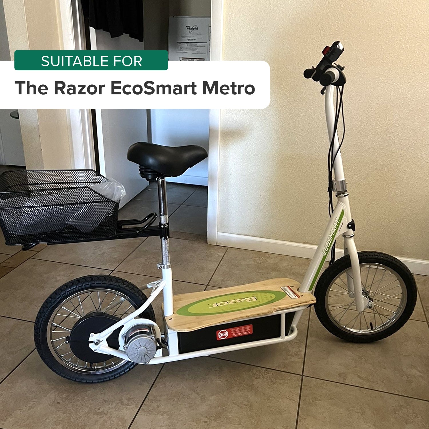 Rear Wheel Assembly for the Razor EcoSmart Metro