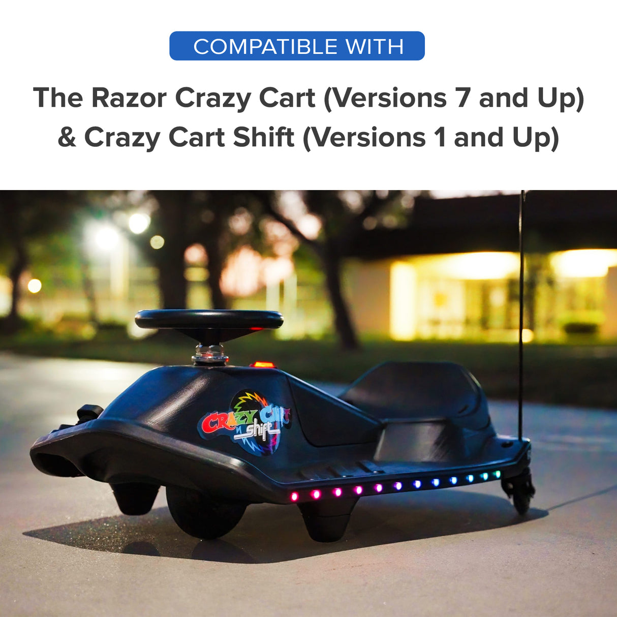 Rear Axle Bolts for the Razor Crazy Cart (Versions 7+) & Crazy Cart Shift (Versions 1+) (Set of 2)