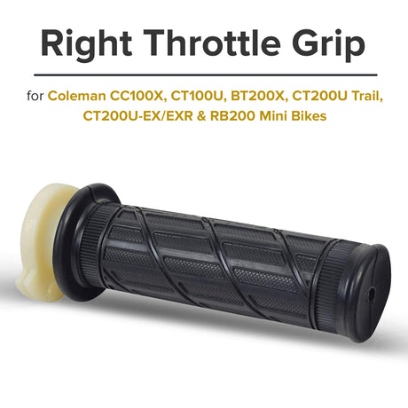 Right Throttle Grip for Coleman 100 & 200 Series Mini Bikes