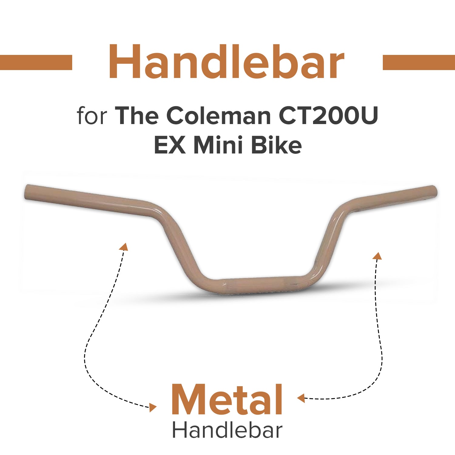 Handlebar for the Coleman CT200U-EX Mini Bike