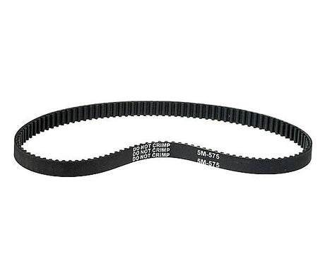 575-5M/12 Drive Belt for Huffy Buzz, featuring visible white text for compatibility verification.