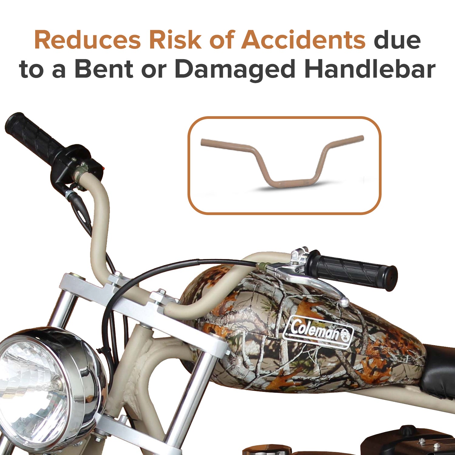 Handlebar for the Coleman CT200U-EX Mini Bike – Monster Scooter Parts