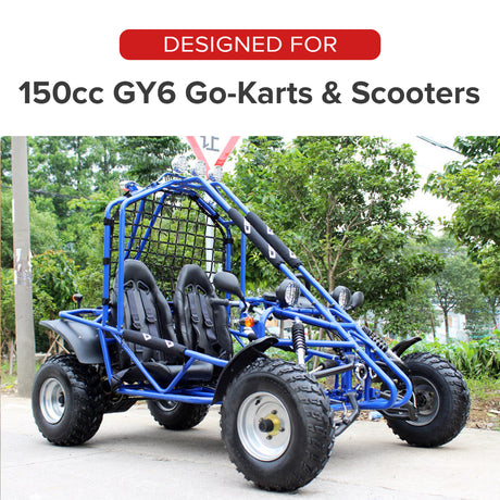 Canister Air Filter Element for 150cc GY6 Go-Karts & Scooters