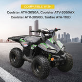 Black Vinyl Seat for 90cc - 125cc ATVs