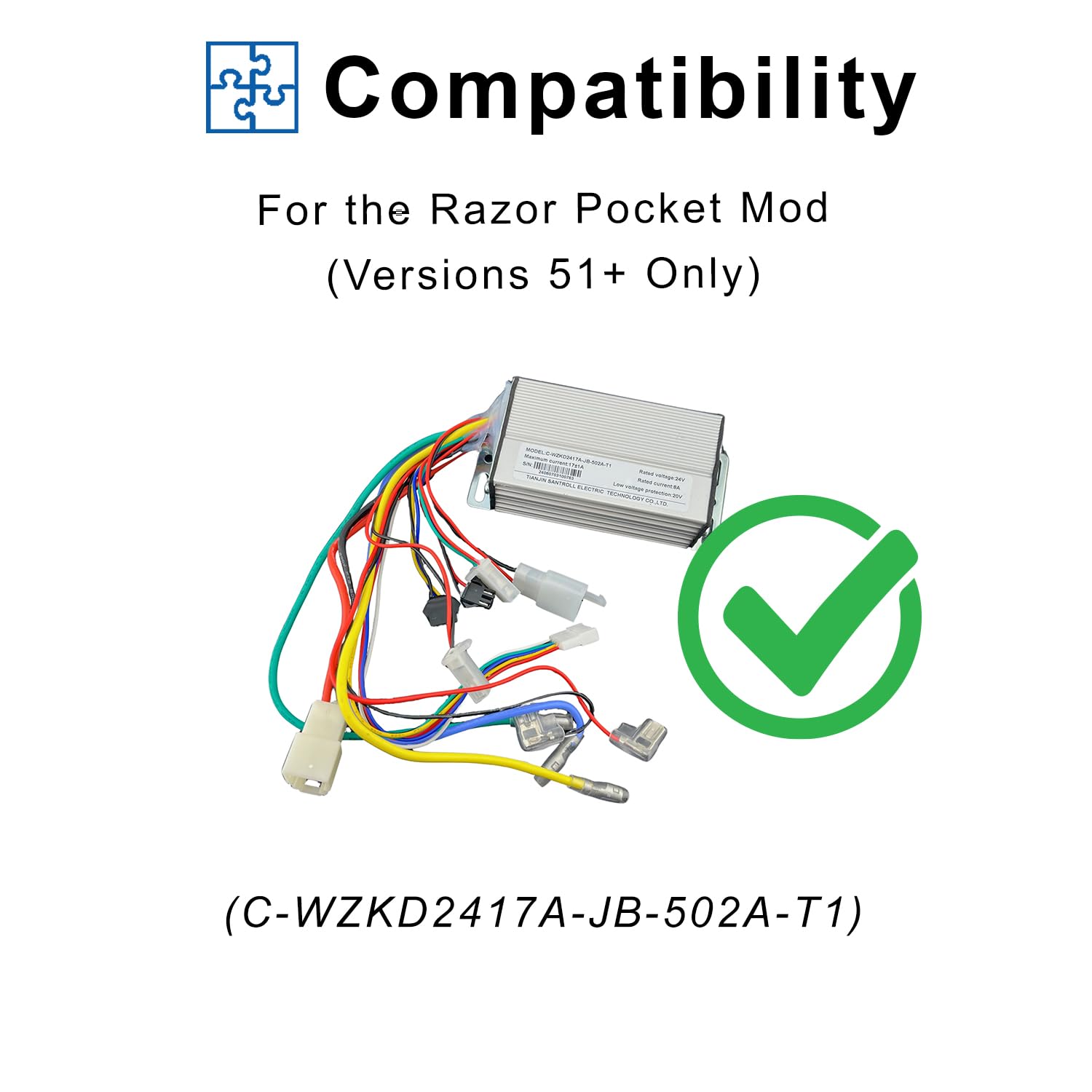 Control Module for the Razor Pocket Mod (Versions 51+)