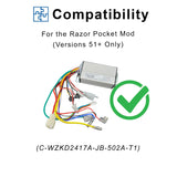 Control Module for the Razor Pocket Mod (Versions 51+)