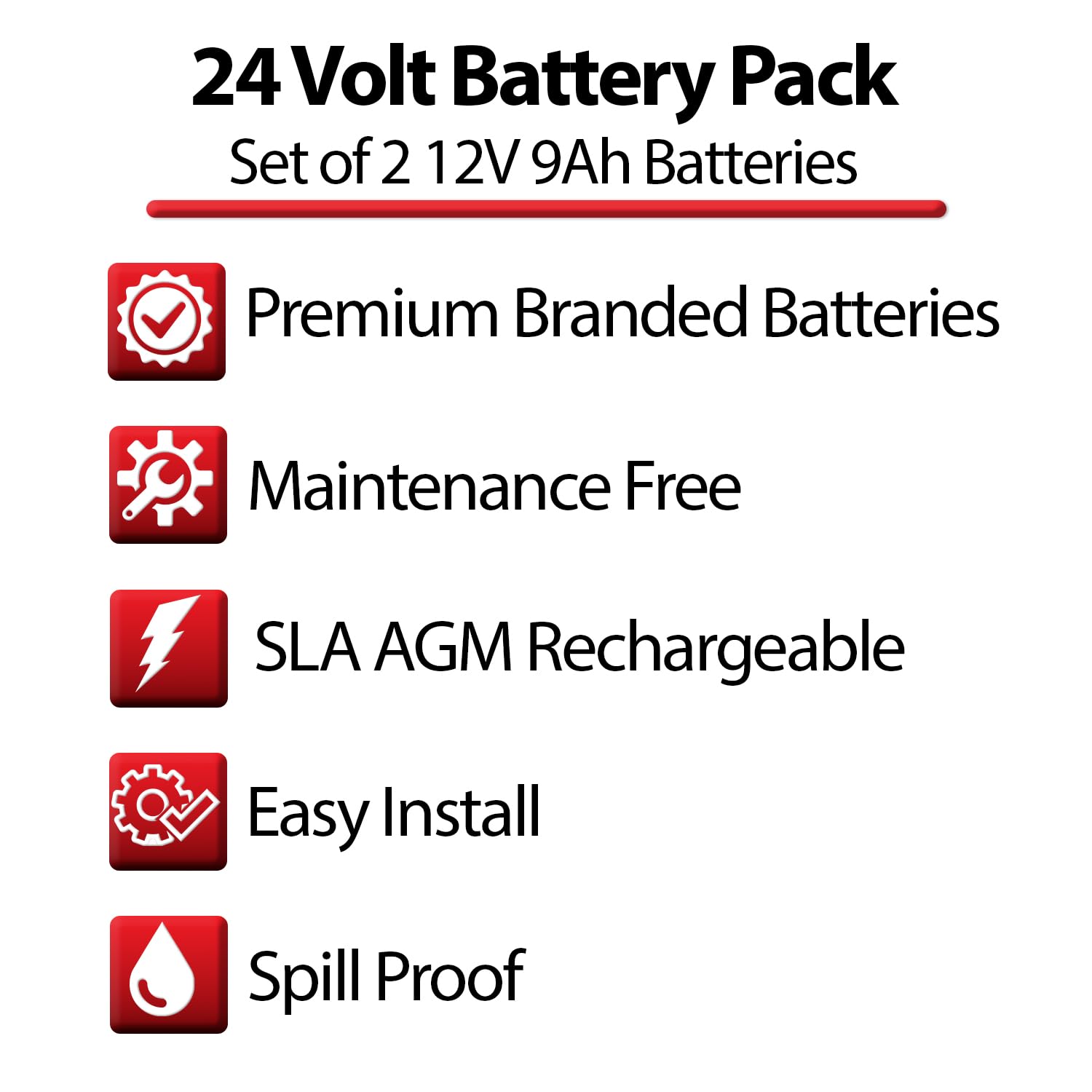 24 Volt Battery Pack for the Razor Dirt Quad