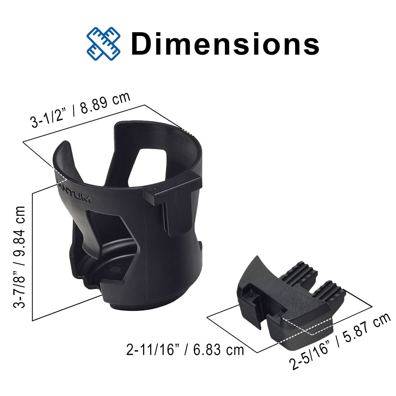 stokke cup holder adapter Cup Holder for Quantum Power Chairs with Tru-Balance 3 Seating – Monster Scooter Parts