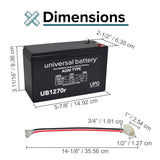 12 Volt Battery for the Razor E-Punk