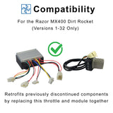 Razor MX400 (Versions 1-32) HB2430-TYD6-FS 6-Wire Throttle & Control Module Bundle