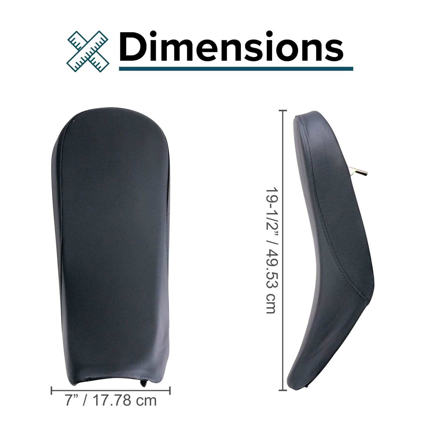Black Vinyl Seat for Baja 50cc ATVs