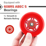 76 mm x 30 mm Caster Wheels for the Razor Crazy Cart (V7+), Crazy Cart DLX (V1+), Crazy Cart Shift (V1+), & Crazy Cart XL (V3+) (Set of 2)