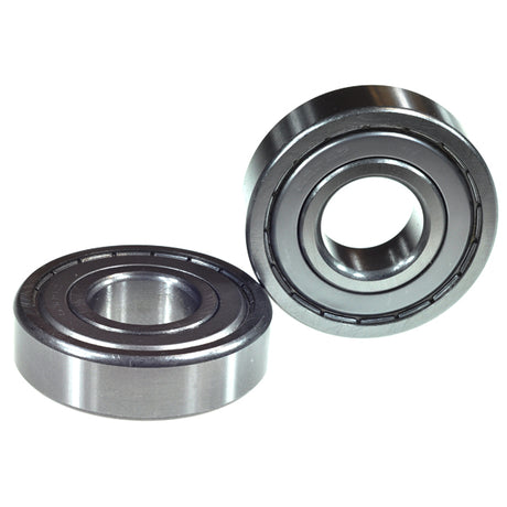 Close-up of 6305ZZ (6305Z) shielded ball bearings set, ideal for camshaft applications in scooters, ATVs, lawnmowers, and snowmobiles.