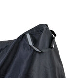 Universal Deluxe Electric Bike & Scooter Weatherproof Cover, featuring a black bag with a grey strap, designed for heavy-duty protection against dust, rain, and snow.