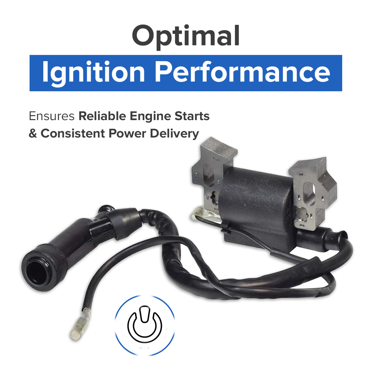 196cc 6.5 Hp (Honda GX200 Clone) Ignition Coil for the Baja Mini Bike MB165 & MB200 (Baja Heat, Mini Baja, Baja Warrior)