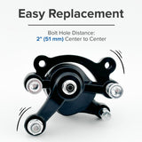 Brake Caliper Assembly for the Razor MX500, MX650, SX500, Dirt Quad, Dirt Quad 500,  E500S, & Pocket Mod Bellezza
