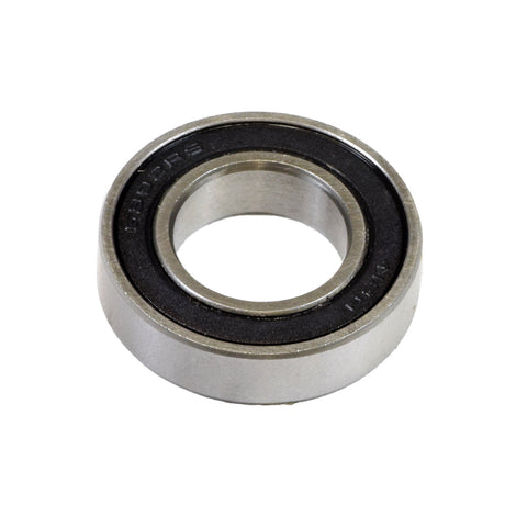 Close-up of 6902-2RS Sealed Rear Caster Stem Bearings for the Jazzy 614 & 614HD (Set of 2), highlighting the metal bearing's precise construction, designed for the rear casters of power chairs.