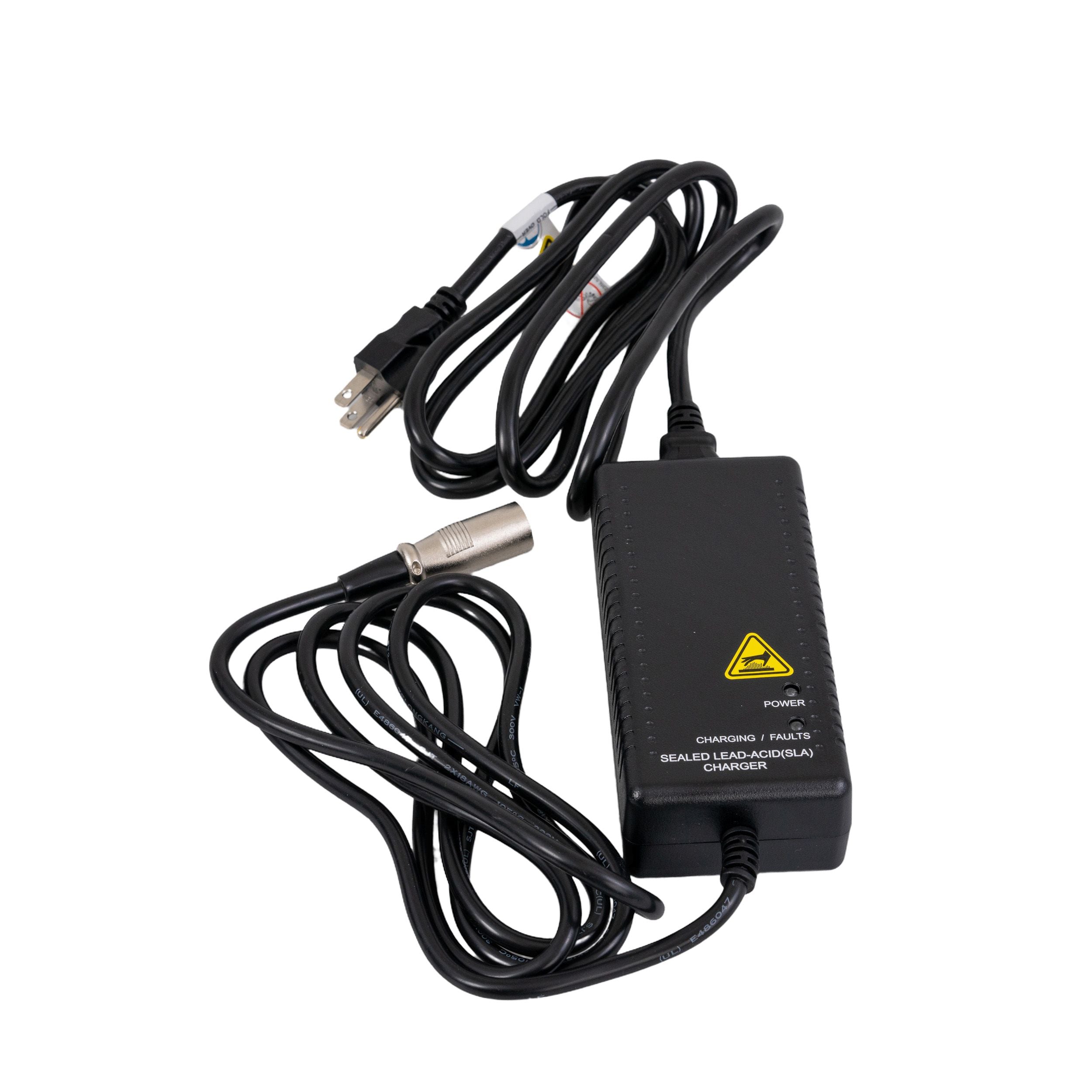 CHARGER,ASSY,OFFBOARD,LOW INHIBIT,100V-240V,2 AMP,W/XLR HARNESS, CE/CUL/UL APPROVED,W/UNITED STATES POWERCORD (S31055)