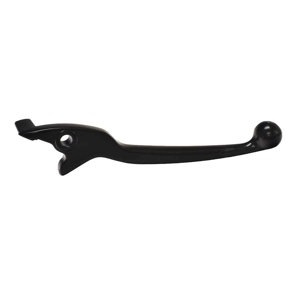 Right Side Black Aluminum Scooter Brake Lever for Hydraulic Systems, featuring a sleek lever design and a spherical end, suitable for hydraulic brake systems on scooters, ATVs, and dirt bikes.