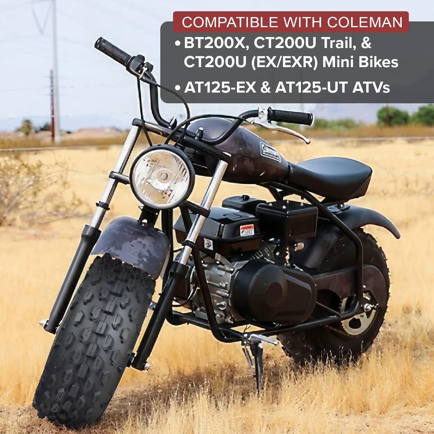 19x7.00-8 Knobby Tire for the Coleman BT200X, CT200U, & CT200U-EX Mini – Monster Scooter Parts 19x7.00-8 Knobby Tire for the Coleman BT200X, CT200U, & CT200U-EX Mini – Monster Scooter Parts